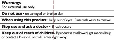 Warnings (Warnings Section)